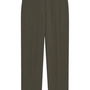Theory Ankle Crepe Slim Pants Olive Green Size 4